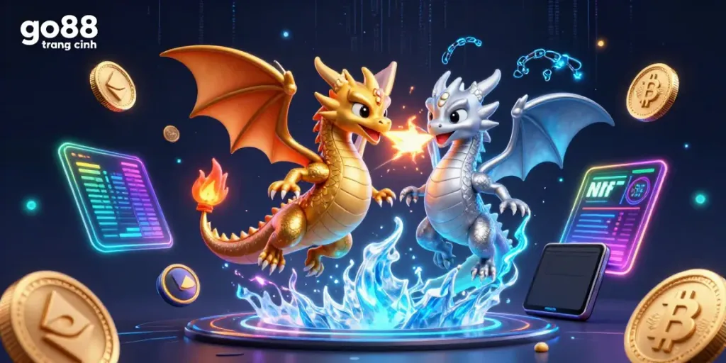 Engage with go88 trang chính through vibrant gameplay with mystical dragons and crypto elements.