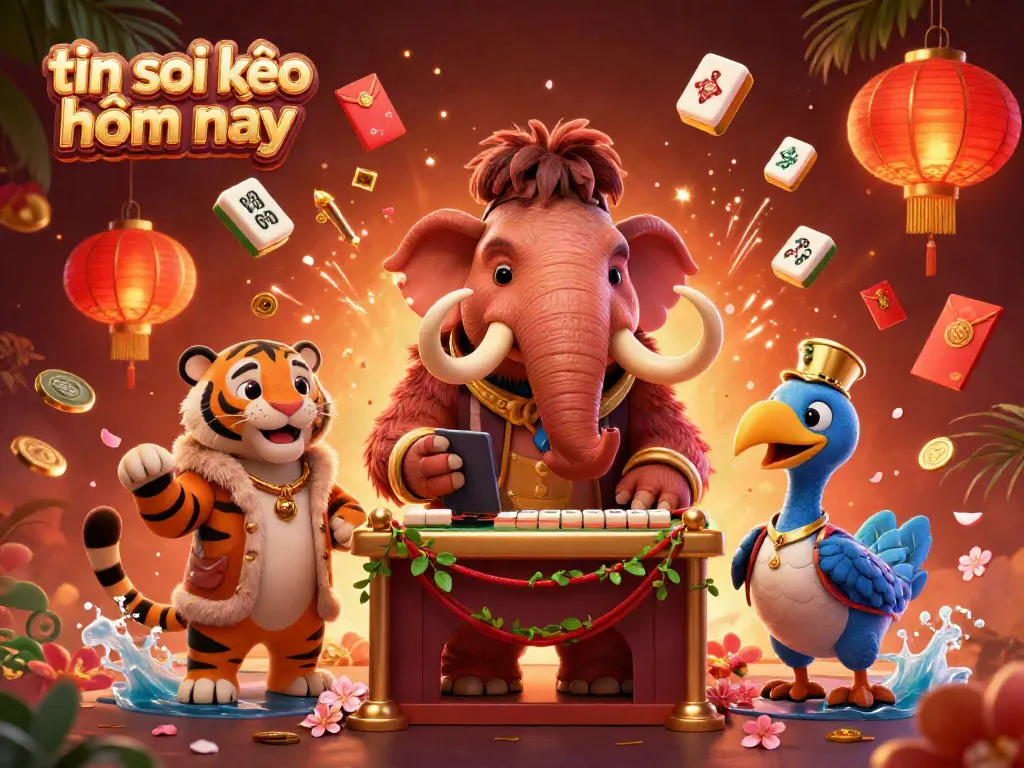 Experience the thrill with tin soi kèo hôm nay in this vibrant 3D casino illustration featuring iconic characters.