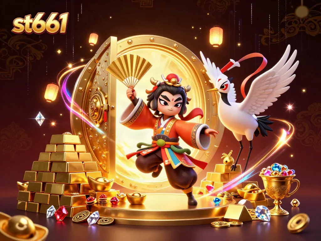 Experience the exciting world of st666 with dynamic casino characters and treasures bursting with energy.
