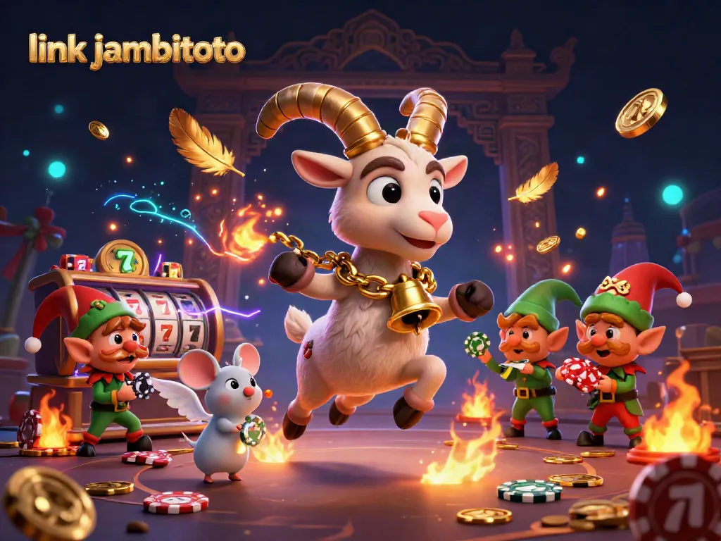 Experience the thrill of link jambitoto with festive casino characters and magical casino elements.
