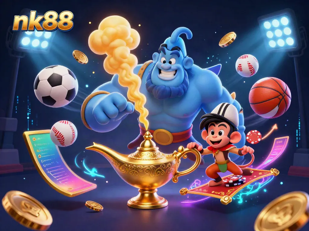 Experience engaging gaming action with nk88 featuring dynamic sports elements and magical characters.