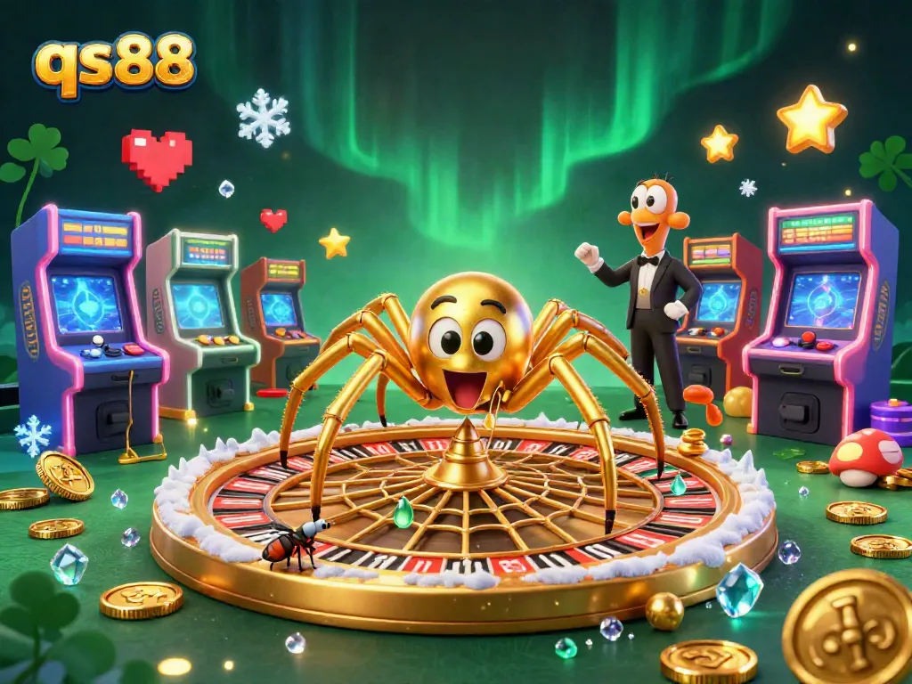 Spin the roulette wheel with qs88's golden web as the ultimate gaming experience.