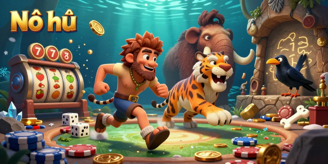 Nổ hũ offers exciting slot gaming action with colorful symbols and thrilling jackpot opportunities in a 3D cartoon atmosphere.