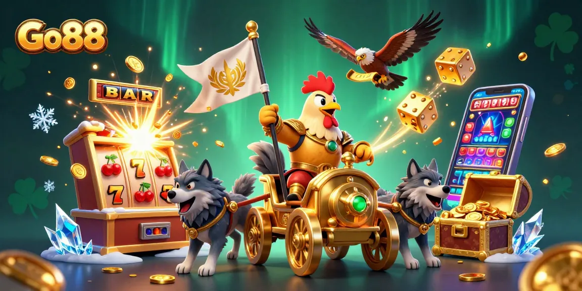 Experience big wins at Go88 with a dynamic 3D casino scene bursting with excitement