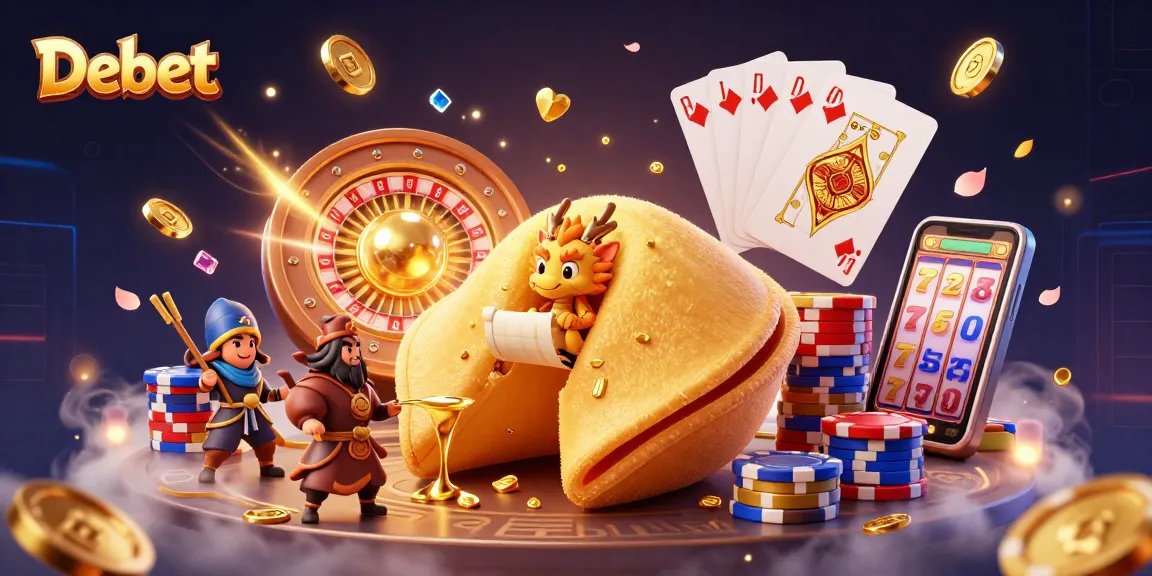 Experience Debet in a thrilling 3D casino scene filled with rich characters and dynamic gambling elements.