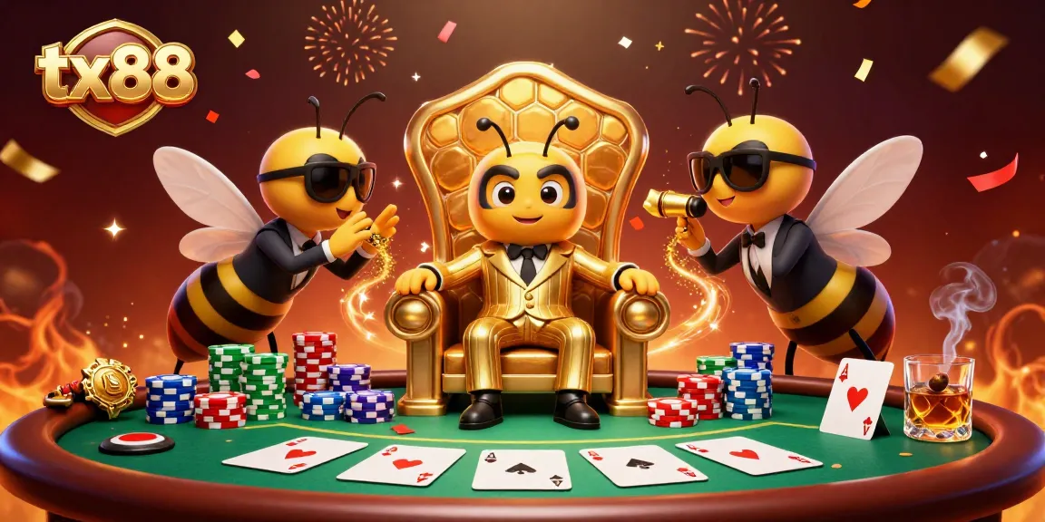 tx88 engages players with dynamic poker action featuring vibrant characters in a thrilling casino scene.
